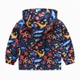 thumbnail image 4 of Karoyedx Kids Fall Jacket Lightweight Girls Rain Jacket - Hooded Windbreaker Water-Resistant Girls' Outerwear Jackets & Coats for Kids Yellow Size,4-5 Years, 4 of 5