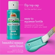 Apple Barrel Multi-Surface Craft Paint, Satin Finish, Electric Blue, 2 fl oz