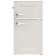 thumbnail image 1 of Frigidaire 3.1 Cu. ft. 2-Door Compact Retro Refrigerator with Freezer, Bar Fridge with Side Bottle Opener, Cream, 1 of 9