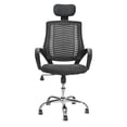 thumbnail image 2 of Silla de Oficina Gerencial TOPLIVING Color Negro CON Cabecera Ajustable Y Base Metalica Giratoria, 2 of 11