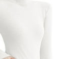 thumbnail image 2 of RXMEKW Womens Base Layer, Long-Sleeved Solid Color Casual Pullover, 2 of 4