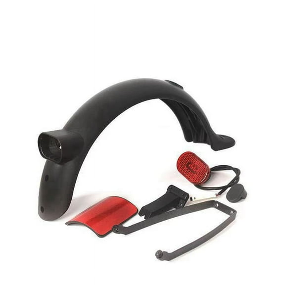 1 Set Electric Scooter Kit Scooter Rear Mudguard with Light Kit for Upgraded M365 Pro Pro 2 1S