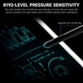 Drawing Tablet,Pressure Sensitivity Notes 8192 Pressure Sensitivity
