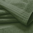 thumbnail image 2 of GLAMBURG Premium Cotton 4 Pack Bath Towel Set - 100% Pure Cotton - 4 Bath Towels 27x54 - Ideal for Everyday use - Ultra Soft & Highly Absorbent - Olive Green, 2 of 7