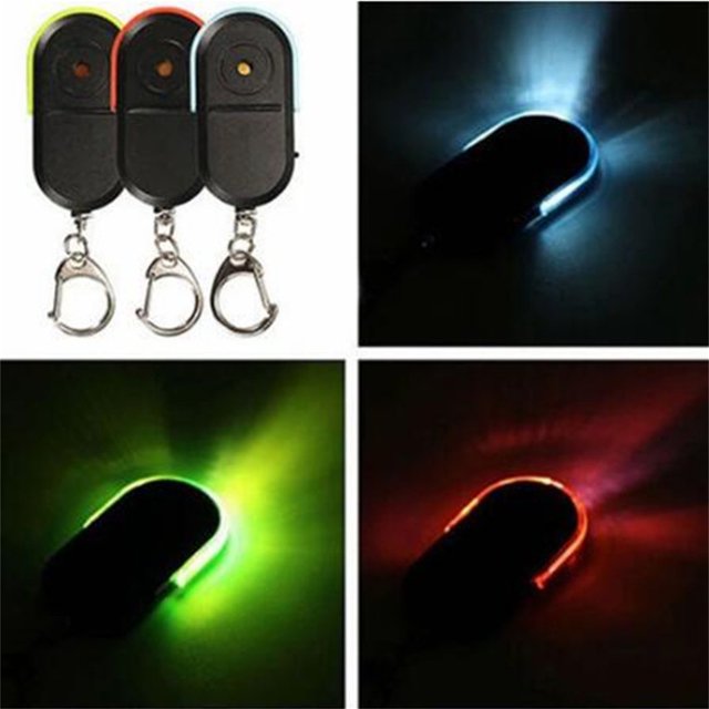 Chmadoxn LED Light Torch Remote Sound Control Lost Key Finder Keychain For Key Locator Key Finder