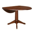 thumbnail image 6 of 42" Round Dual Drop Leaf Pedestal Table - 30.3"H  Espresso, 6 of 10