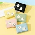 thumbnail image 6 of MINKUROW Small Cute Wallet for Girl Women Flower Tri-Fold Slim Wallets Cash Pocket PU Leather Card Holder Coin Purse with ID Window (YELLOW), 6 of 6