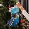 thumbnail image 5 of Sikiie Watercolor Turtle Christmas Stockings,18 Inches Christmas Stockings Xmas Hanging Stockings for Family Christmas Decorations & Gifts, 5 of 7