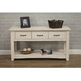 thumbnail image 3 of Martin Svensson Home Table de Canapé Rustique, Blanc Antique, 3 of 5