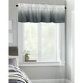 thumbnail image 5 of Grey Gradient Art Window Treatment Panel for Living Room Bathroom BedroomAbstract Ombre Texture Minimalist Window Treatment Drapes for Bedroom Laundry Room Farmhouse Home Decor 42x18in, 5 of 8