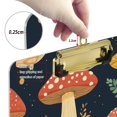 thumbnail image 6 of FORMRS Acrylic Clipboard with Low Profile Clip Standard A4 Letter Size, 12.5" x 9", Black Mushroom Pattern, 6 of 8