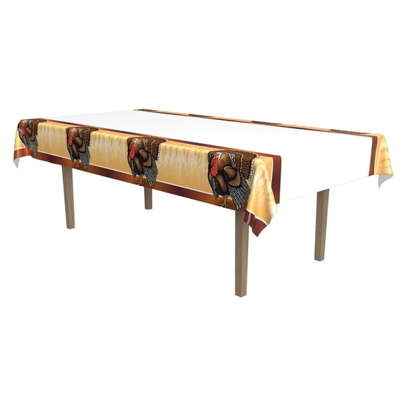 12 Pack Beistle Thanksgiving Turkey Tablecover