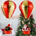 thumbnail image 4 of Matsuzay Navidad Interior Papá Noel Globo de aire caliente Ventana Colgante Techo Adorno colgante Centro comercial Suministros para fiestas Kits de decoración para fiestas, 4 of 6