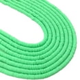 thumbnail image 1 of 10 Strands 6mm 3200Pcs Flat Round Polymer Clay Disc Vinyl Heishi Beads Loose Handmade Beads for DIY Jewelry Making Bracelet Necklace, 1 of 6