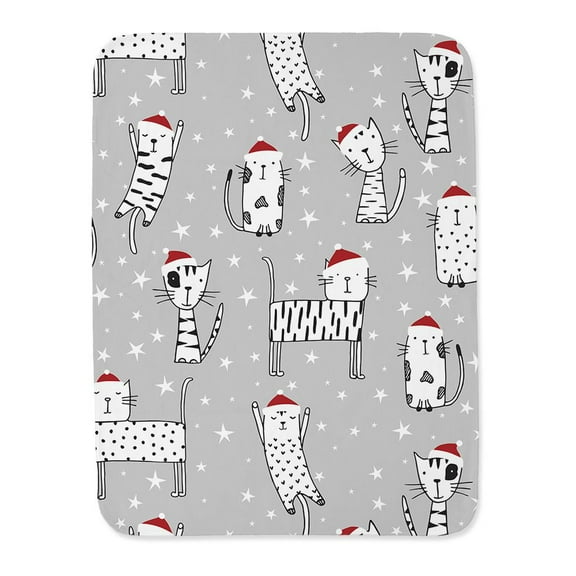 Cats For Christmas Blanket  -Image by Shutterstock,