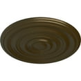 thumbnail image 3 of 29 1/8"OD x 1 1/2"P Carton Smooth Ceiling Medallion (Fits Canopies up to 9 1/8"), Hand-Painted Brass, 3 of 6