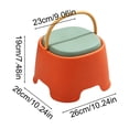 thumbnail image 3 of MMJ Portable Stool with Storage Lightweight Plastic for Living Room Entryway Shoe Changing 10.24x10.24x7.48in, 3 of 6