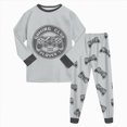 thumbnail image 2 of Kaprioy Boys Pajamas Fall Winter Toddler Boy Pajamas Cotton Pjs Set Kids Dinosaur 2 Piece Long Sleeve Sleepwear, 2 of 7