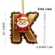 thumbnail image 1 of Decoraciones de Árbol de Navidad 26 Letras Colgante Ornamentos Personalizados para la Decoración Del Hogar, 1 of 3