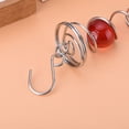thumbnail image 3 of Gazing Ball Spiral Tail Nordic Style Stainless Steel Rotating Wind Chime, 3 of 5
