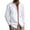 White, variant on Men's Casual Long Sleeve Linen Shirt Bohemian Loose Lapel Cardigan for Spring Fall Relaxed Wear,Black,L
