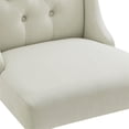 thumbnail image 6 of Alexent 6.8" Fabric Dining Chairs with Rubber Wood Legs in Beige (Set of 2), 6 of 8