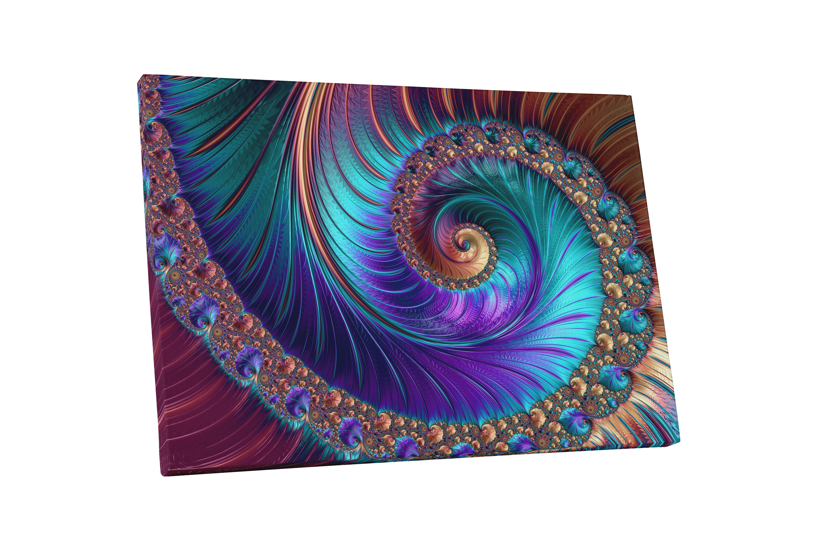 画材 Peacockesque Peacock-esque Spiral Abstract
