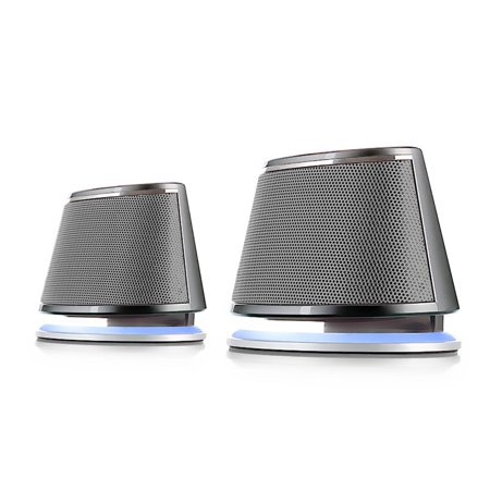 Satechi Dual Sonic Speaker 2.0 Channel Computer Speakers - Compatible with iMac, 2015 MacBook Pro, MacBook Air, Dell, HP XPS, Sony, Samsung, Asus and more