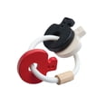 thumbnail image 2 of PlanToys Baby Key Rattle - High Contrast, 2 of 3