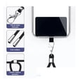 thumbnail image 2 of 2pz Colgante Para Celular,correa Para Celular Ajustable NEGRO, 2 of 3