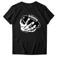 thumbnail image 4 of Football Shirts for Women Game Day Shirt Football Season Tshirt Sunday Graphic Tee Gifts Short Sleeve Tops, 4 of 5