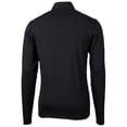 thumbnail image 3 of Men's Cutter & Buck Black Air Force Falcons Virtue Eco Pique Recycled Quarter-Zip Pullover Top, 3 of 3