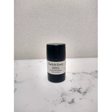 EACH & EVERY Raspberry & Mandarin ALUMINUM FREE DEODORANT Travel Size .50 oz