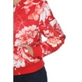 thumbnail image 3 of White Mark Blouson Bomber à Motif Floral pour Femmes, 3 of 5