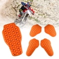 thumbnail image 2 of BIBABLYKE Breathable Motorcycle Jackets Elbow Knee Shoulder Pads Insert Armors Equipment Set Protective Pads For Bikers 5pcs/set, 2 of 7