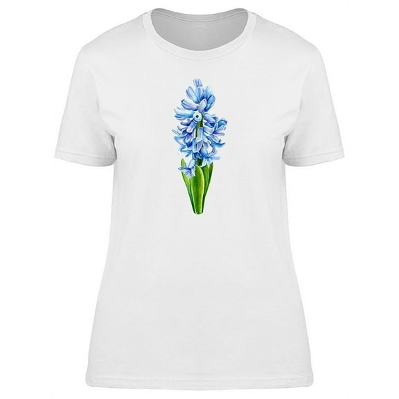 Blue Hyacinths T-Shirt Women -Image by Shutterstock, Female Small