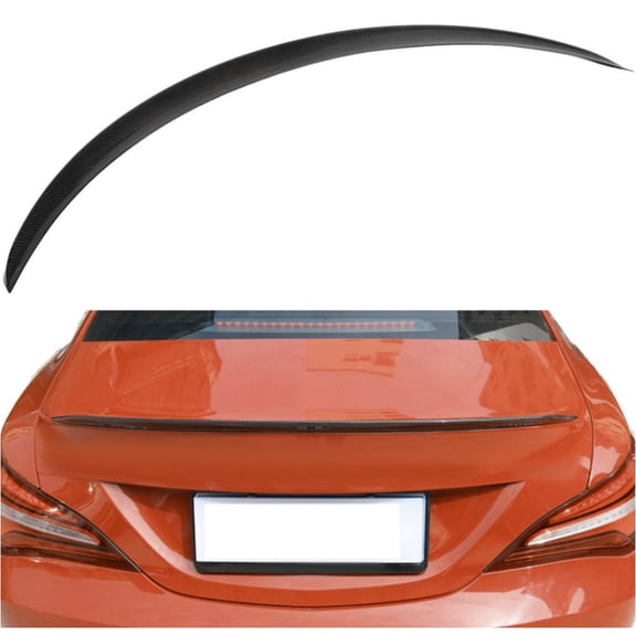 Fits 2014-2018 Mercedes-Benz CLA Real Carbon Fiber Trunk Spoiler Wing