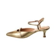 thumbnail image 2 of M by Bruno Magli Roma Leather Pump, 8, Gold, 2 of 5