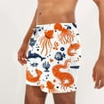 thumbnail image 4 of Men's Big&Tall Swim Trunks, Mens Swim Trunks with Pockets Board Beach Shorts Quick Dry Swim Shorts Bathing Suits Tropical Shorts for Men S-5XL Bathing Suits Woman Clearance, 4 of 5