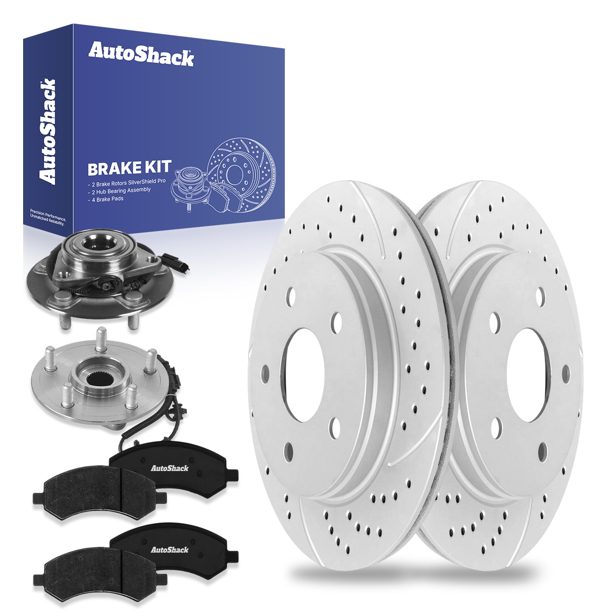 Callahan Brake Parts Front and Rear Brake Kit For 2006
