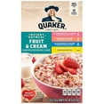 thumbnail image 2 of Quaker Fruit & Cream Instant Oatmeal Variety - 8ct/9.8oz - Pack of 2, 2 of 4