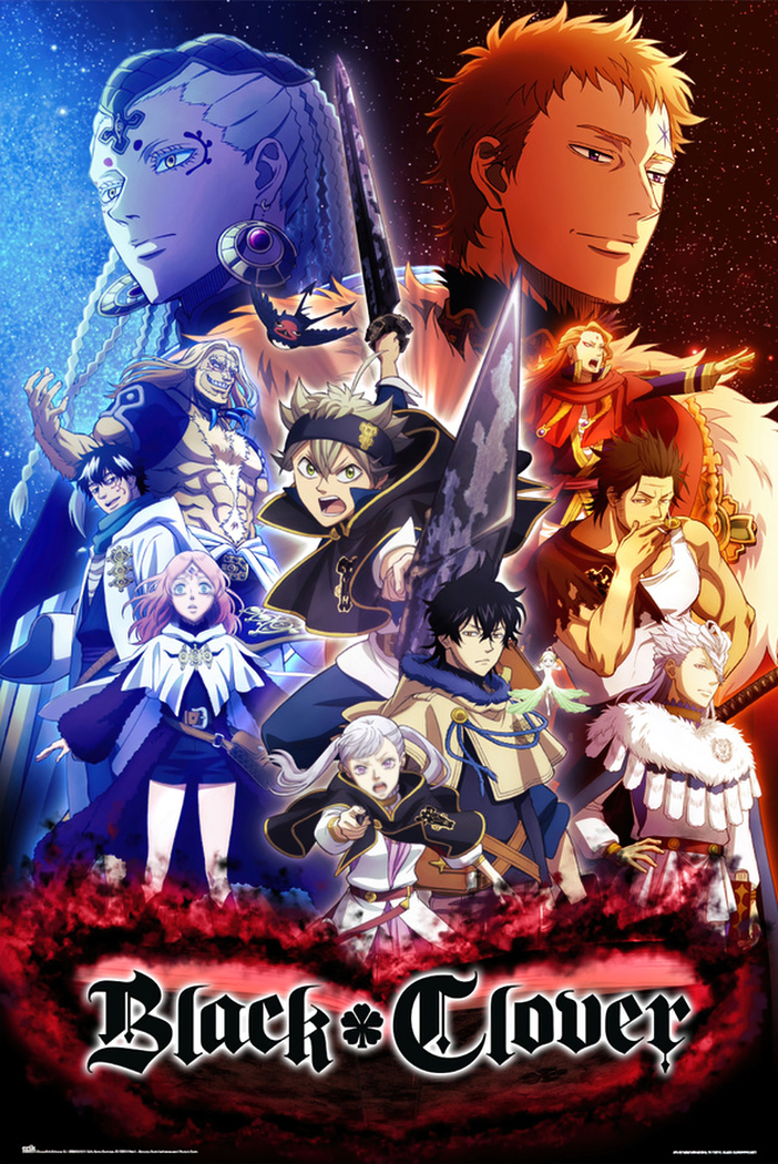 【希望者のみラッピング無料】 Black Clover Manga Anime TV Show Poster (All Characters Montage) (Size: 24
