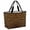 Brown, variant on Brown Leopard Print Beach Bag for Women, Large Breathable Mesh Beach Tote Bag, Classic Abstract Animal Patterned Sandproof Lightweight Travel Bags for Vacation Picnic Swimming Pool 15.7"x15.7"x9.1"