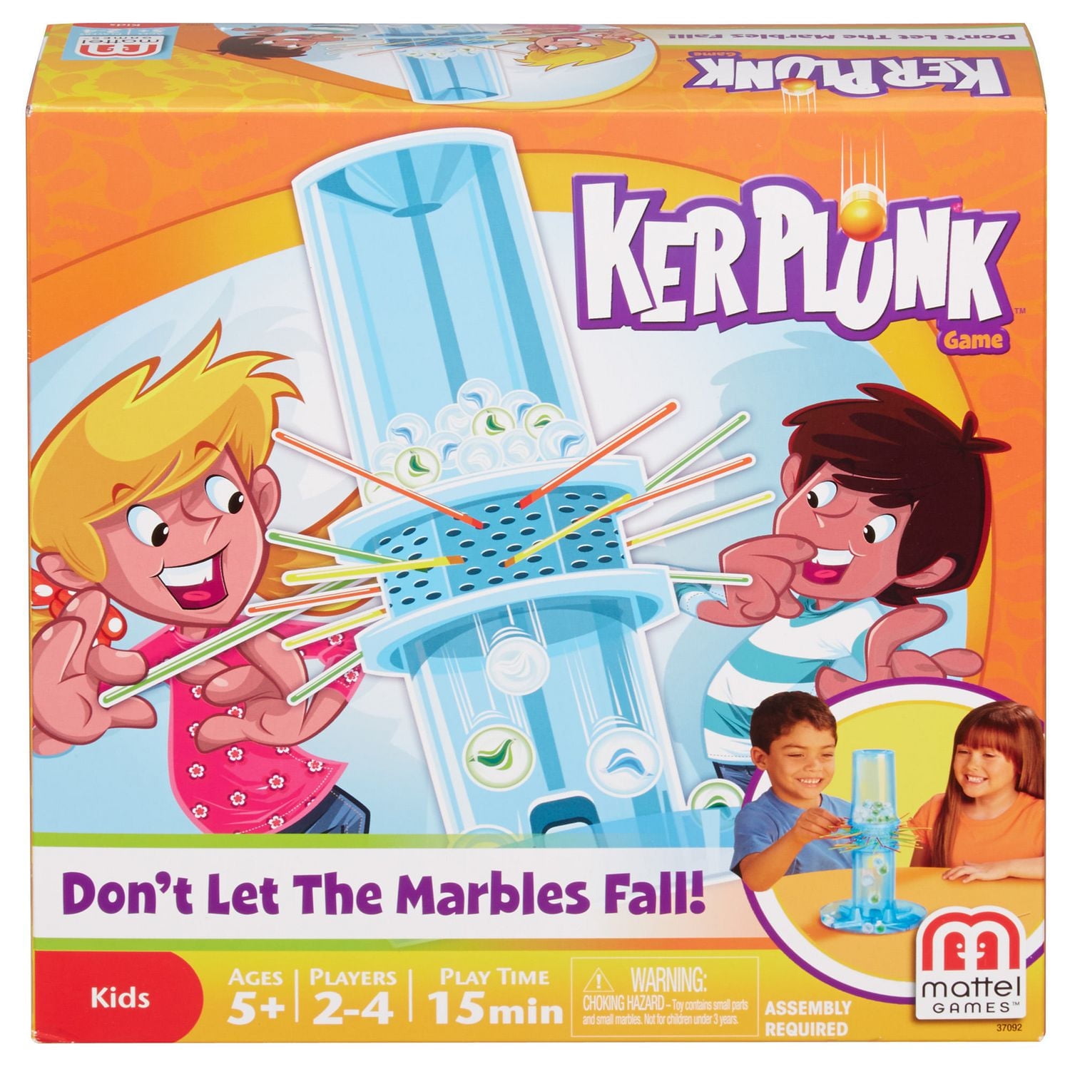 KerPlunk Kids Game, Easy-to-Learn Family Game for 2-4 Players