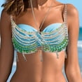 thumbnail image 1 of Mujeres cadena de carrocería cadena de sujetador accesorios de regalo de joyería de bikini cadena de pecho para bikini para carnavales conciertos de, 1 of 8
