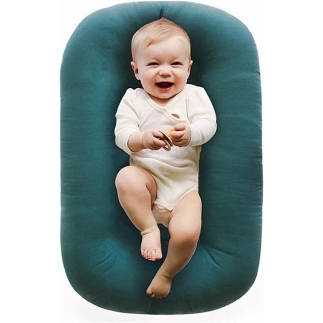 100% cotton baby lounger, newborn baby pillow, baby lounger for 0-24 months