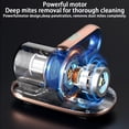 thumbnail image 3 of Yuarrent Aspiradora inalámbrica ABS para polvo con mascotas, aspiradora profunda ABS de larga duración para artículos de confort, limpiador Electrodomésticos azul, 3 of 4