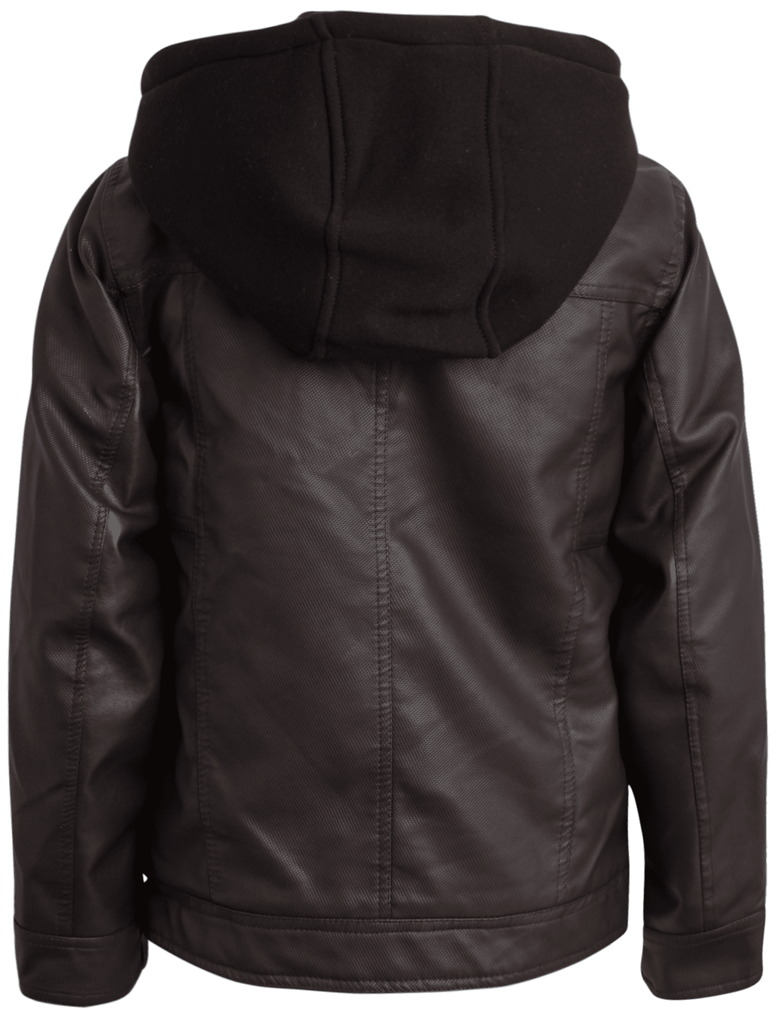 即日発送6(ROKU) FAKE LEATHER BOA JACKET COAT 6（ロク）の「＜6(ROKU)＞FAKE LEATHER×BOA ZIP BLOUSON/ブルゾン
