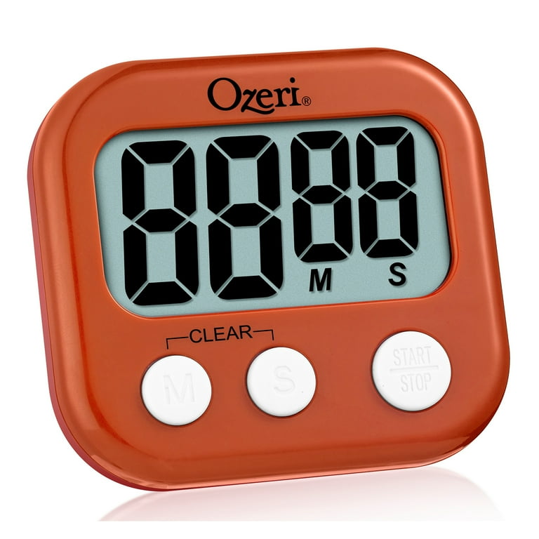 Ozeri Kitchen and Event Timer LCD Stopwatch Magnetic Back Easy to