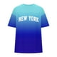 thumbnail image 4 of Camiseta Corta con Cuello Redondo Y Gota Del Hombro para las Mujeres, 4 of 4